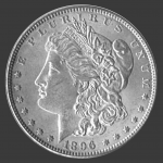 1896 Morgan Dollar Front-View South Bay Gold