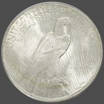 1922 Peace Dollar Back-view South Bay Gold