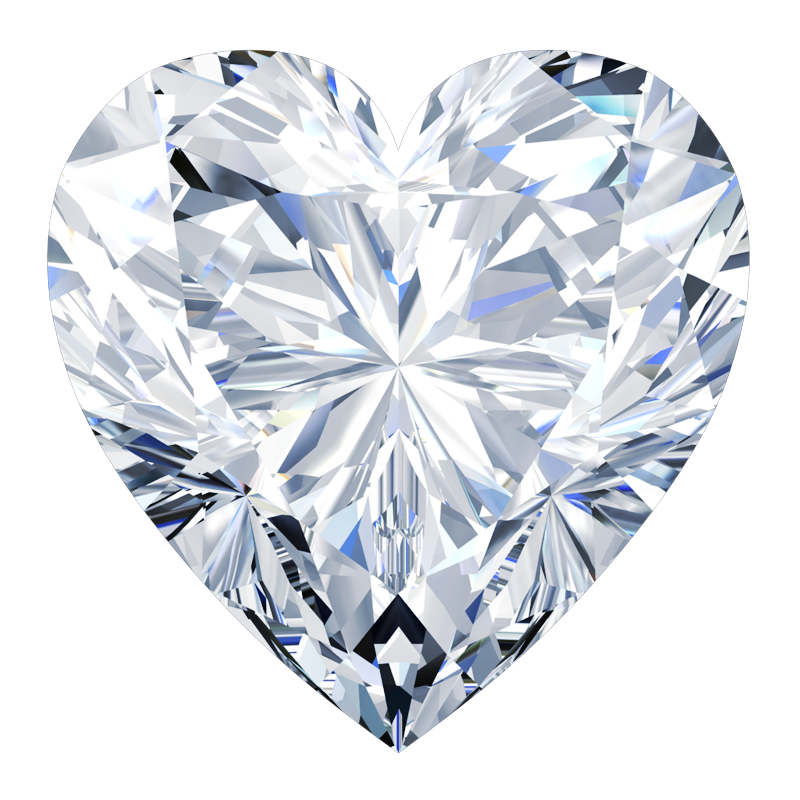 diamond shaped heart