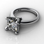 South Bay Gold Princess 3Carat Diamond Ring Platinum