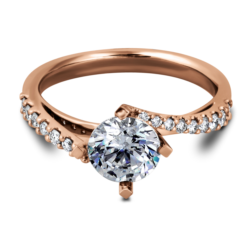 4-prong Carponia Diamond Ring-South Bay Gold