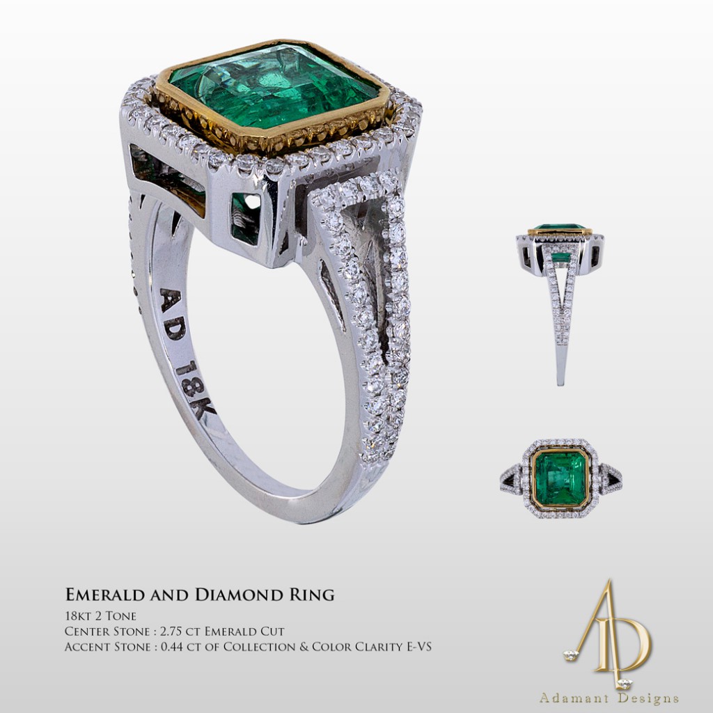 Emerald Ring-South Bay Gold