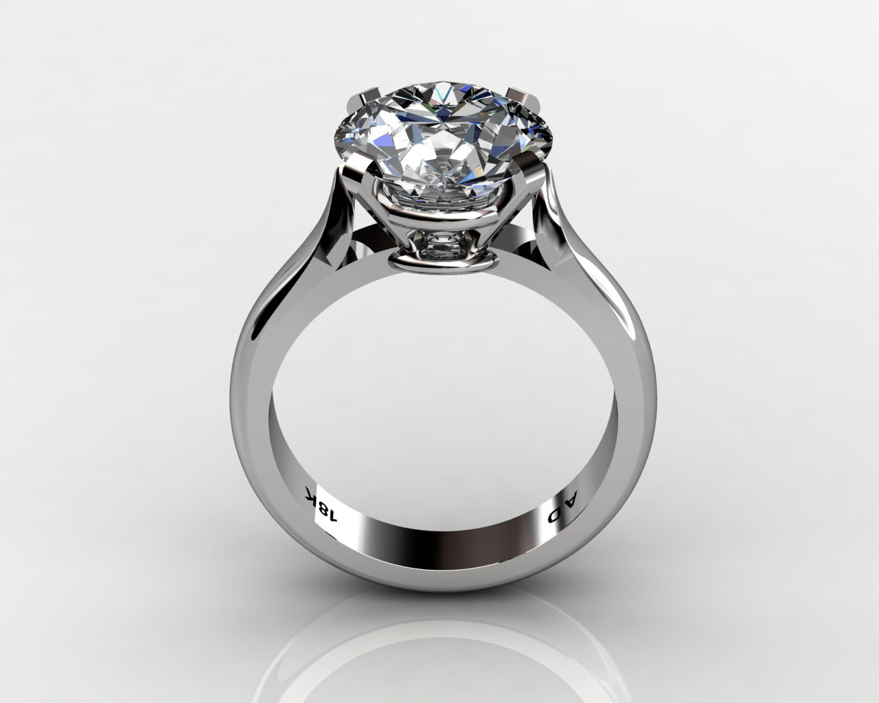 simple solitaire ring designs