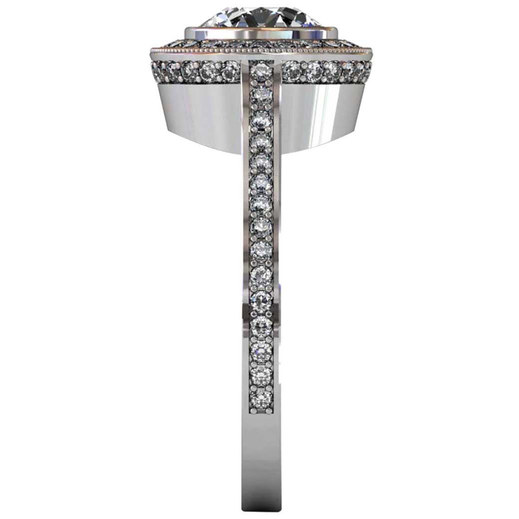 Diamond Modern Ring Side - South Bay Gold