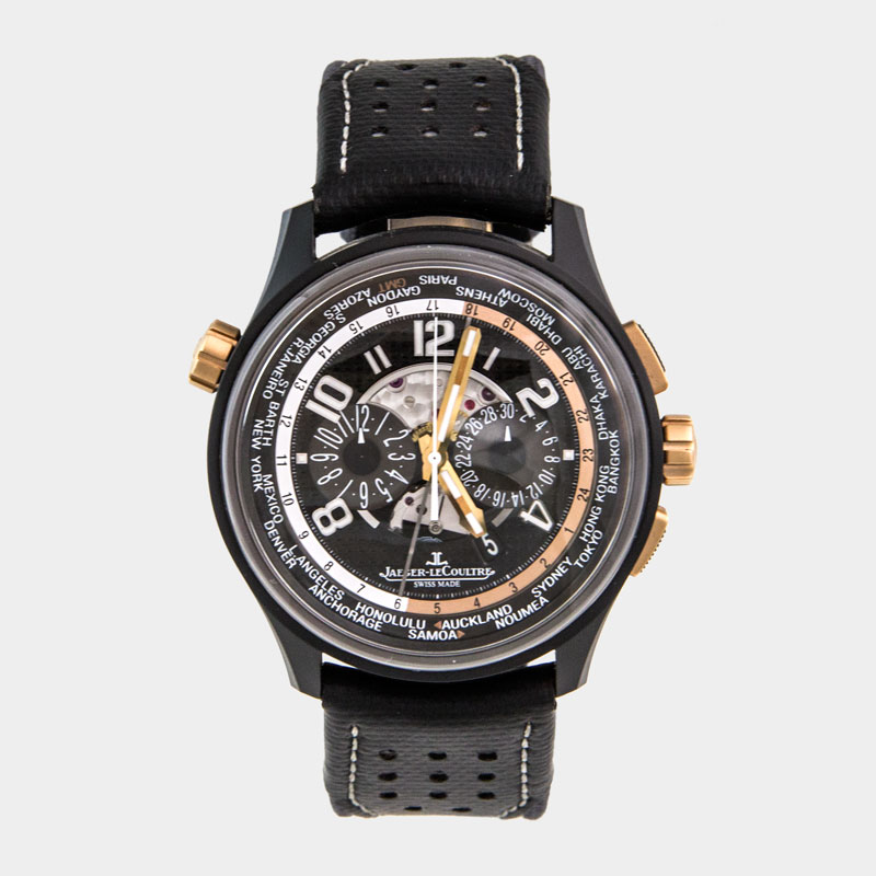 Jaeger Lecoutre AMVOX5 World Chronograph Watch - South Bay Gold - Torrance
