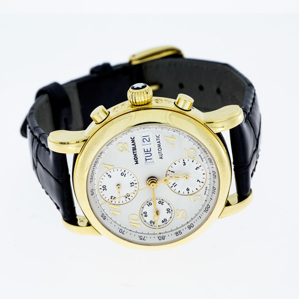 Monte Blanc Chronograph Meisterstuck 4810 - 18k Gold - South Bay Gold Torrance