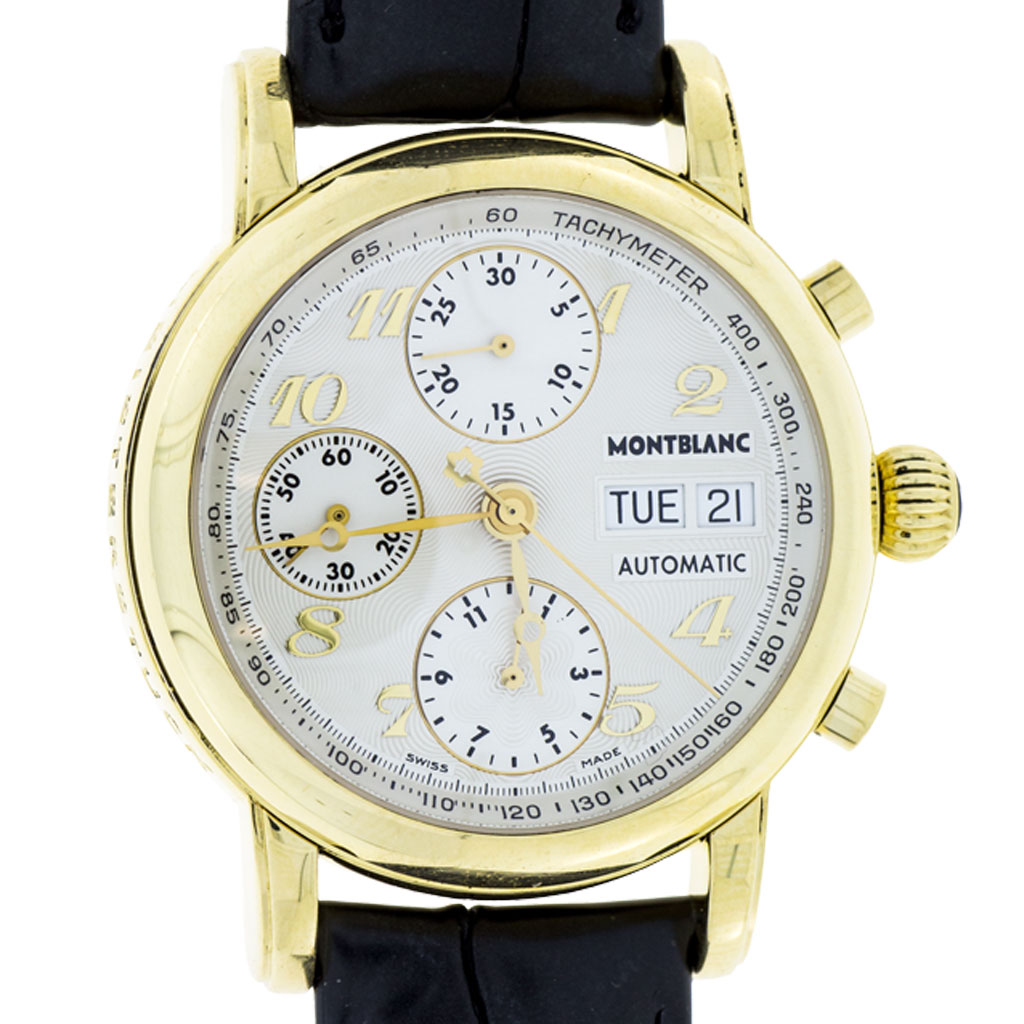 Monte Blanc Chronograph Meisterstuck 4810 - 18k Gold - South Bay Gold Torrance