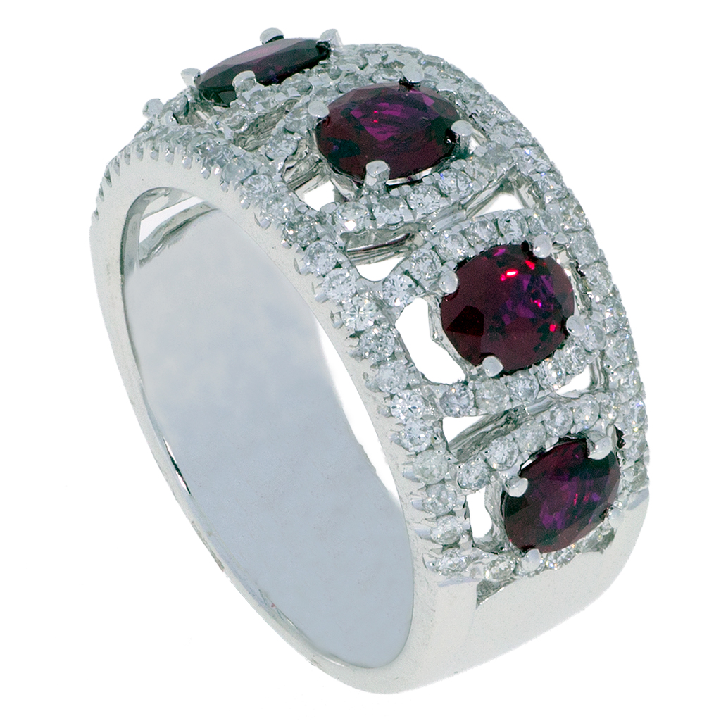 Ruby Diamond Ring -34- south bay gold