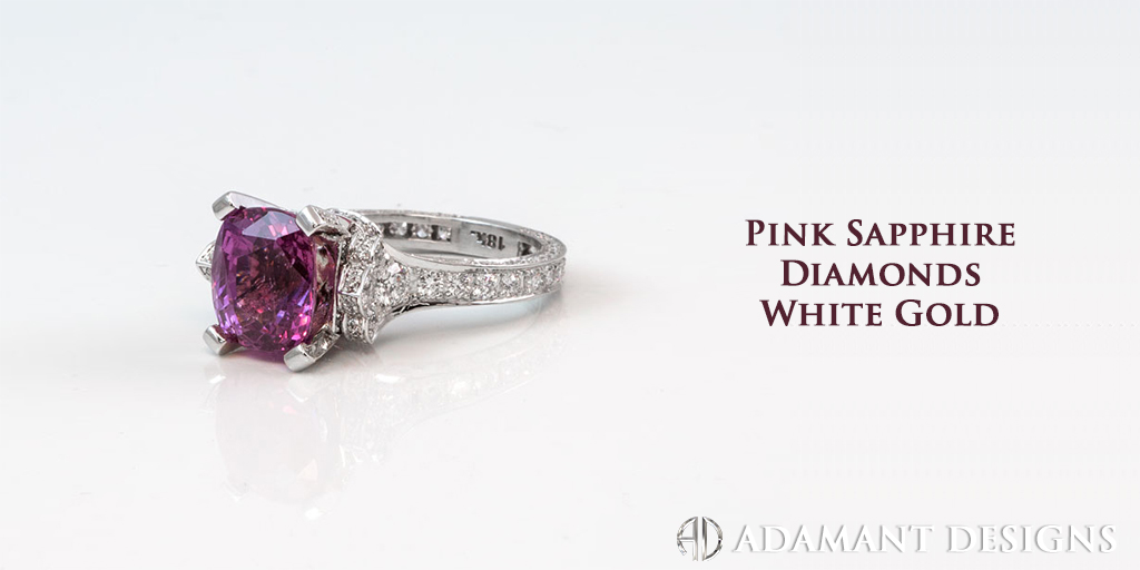 Pink Sapphire & Diamonds - SBG Jewelry Store - Torrance